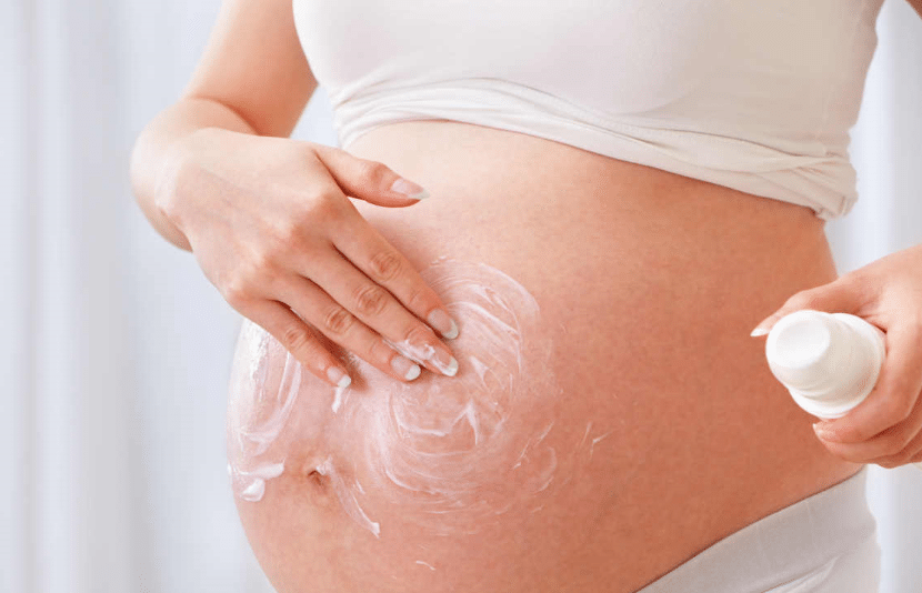 La piel reseca durante el embarazo