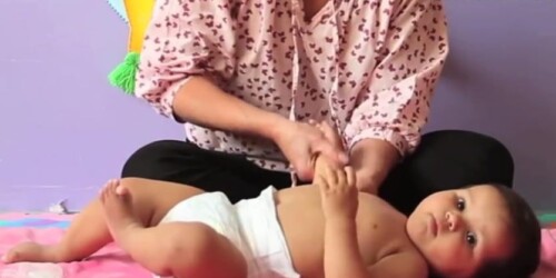 Masaje de caricias para antes de dormir