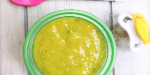 Puré de verduras verdes