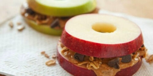 Sándwich de manzana