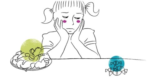 ¿Por qué sólo quiere comer dulces?