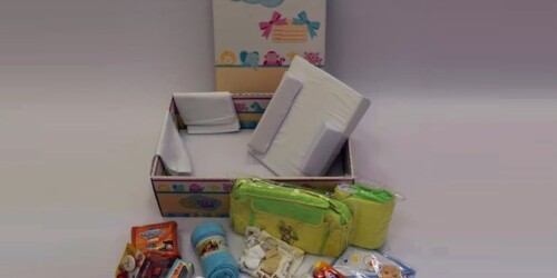 Los bebés mexicanos dormirán en cajas