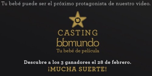 Finalistas del casting «Tu bebé de película»