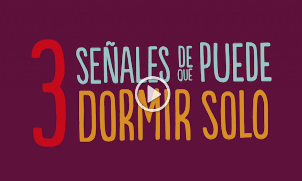 3 señales de que ya puede dormir solo