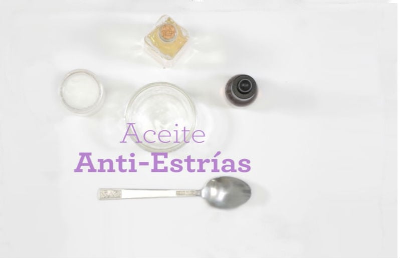 Cómo hacer aceite anti estrías