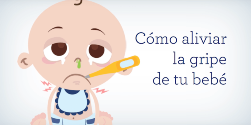 Cómo aliviar la gripa de tu bebé