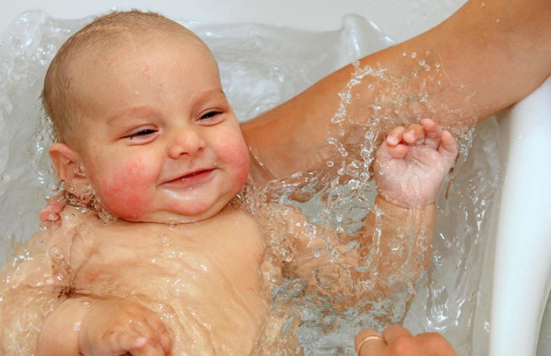 20 tips para bañar a tu bebé