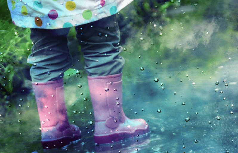 Cuida a tu hijo en época de lluvias.