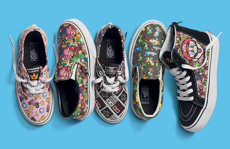 Vans al estilo Nintendo para todo niño