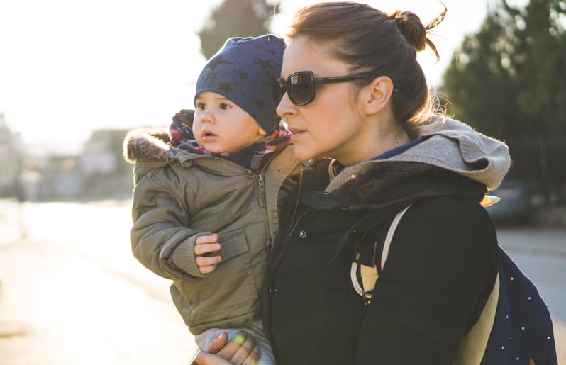 tia con su sobrino