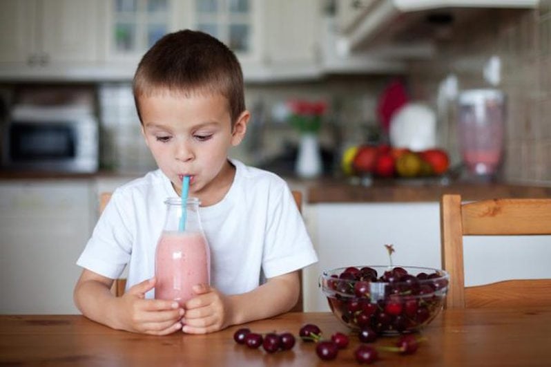 Smoothie para niños a los que no les gusta desayunar