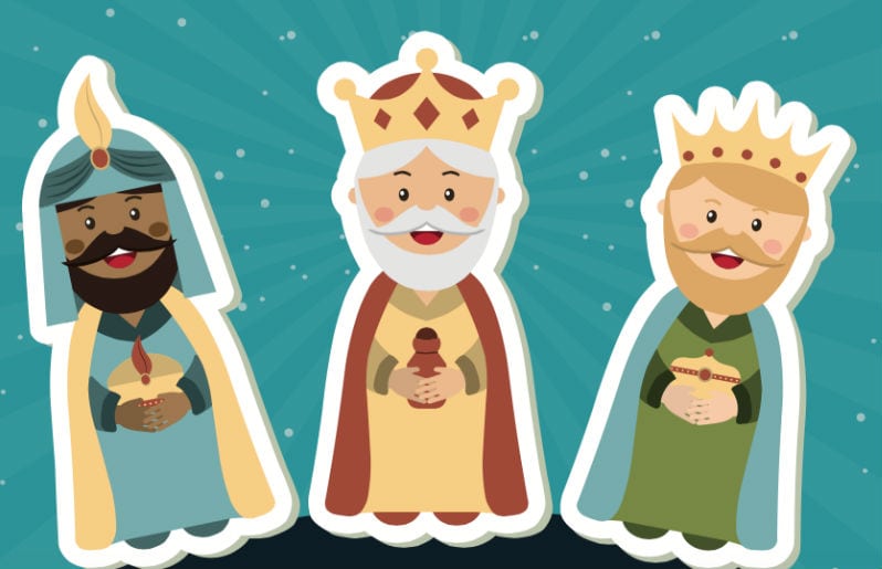 Resultado de imagen de niÃ±os reyes magos