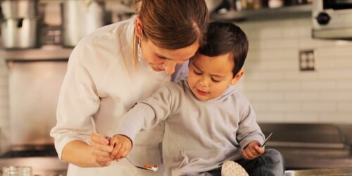 Receta de granola para niños