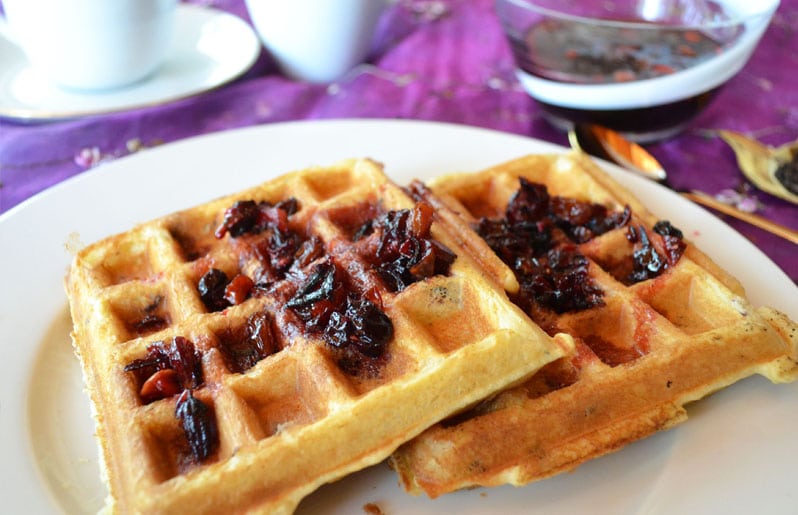 Receta de Hot Cakes y Waffles saludables para niños