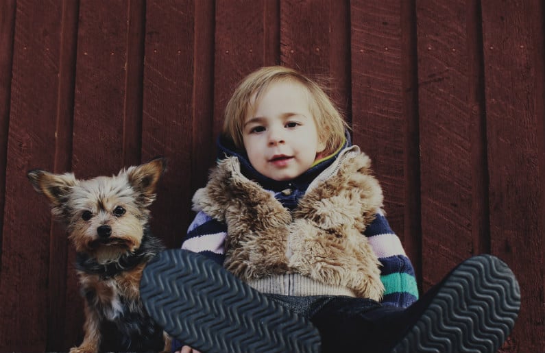 La importancia de un perro en la vida de un niño