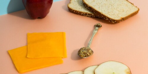 Receta: Sándwich de queso cheddar y manzana