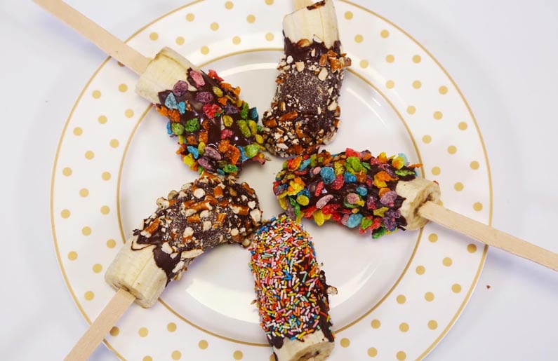 Receta: Chocobananas paletas saludables