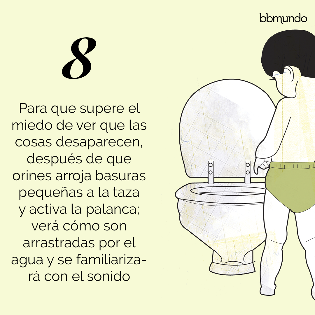 enseñar mi a ir al baño?