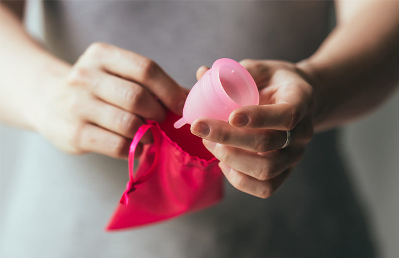 uso de la copa menstrual