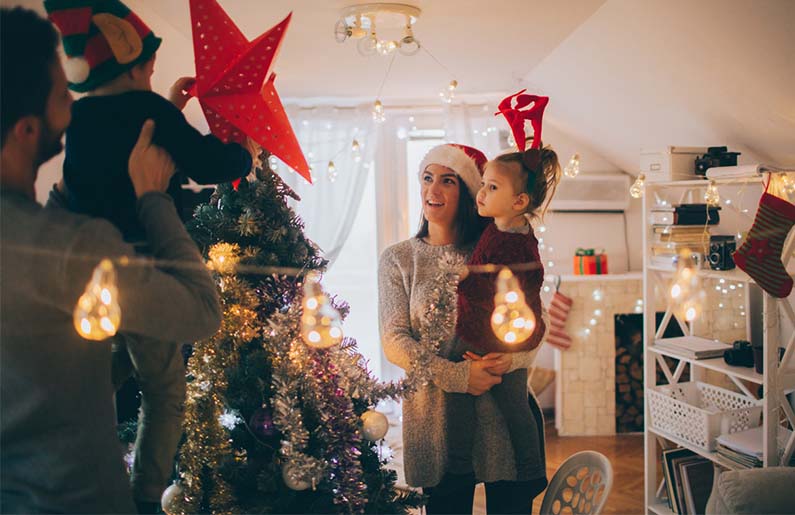 Adornar antes de tiempo para Navidad te hace más feliz