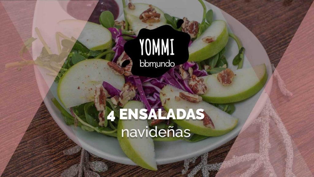 Receta: 4 ensaladas navideñas y saludables