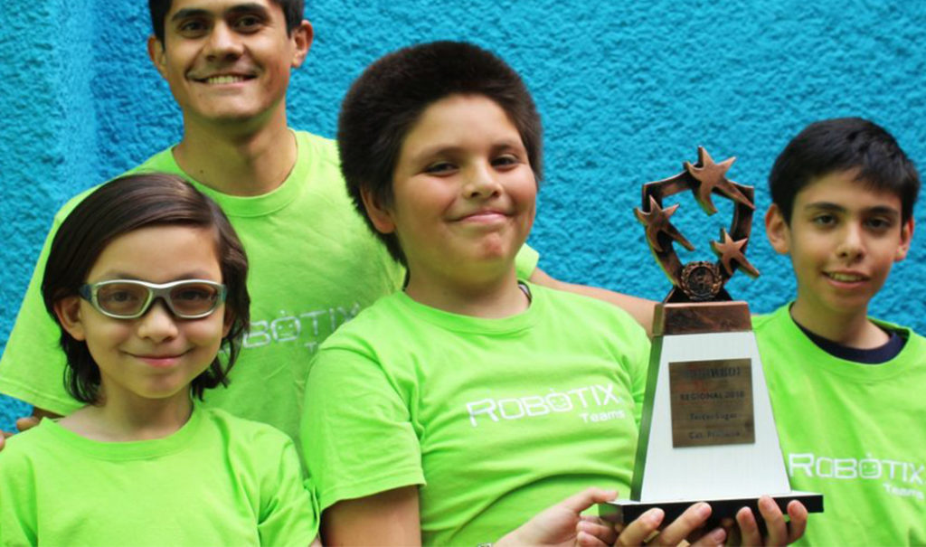 Tres niños representarán a México en la World Robot Adolescent Contest en China