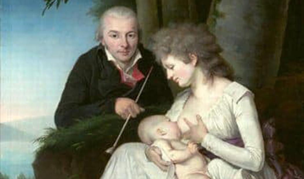 Johann Friedrich August Tischbein, Retrato de familia, hacia 1795-1800, Galerie Alte Meister, Museumslandschaft Hessen Kassel
