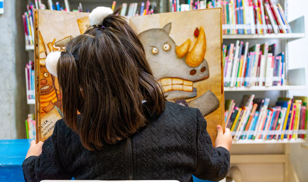 biblioteca exclusiva para niños