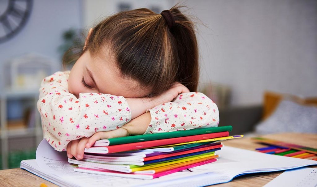 Cerebro de un niño que no duerme