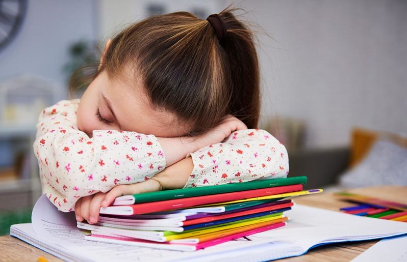 Cerebro de un niño que no duerme