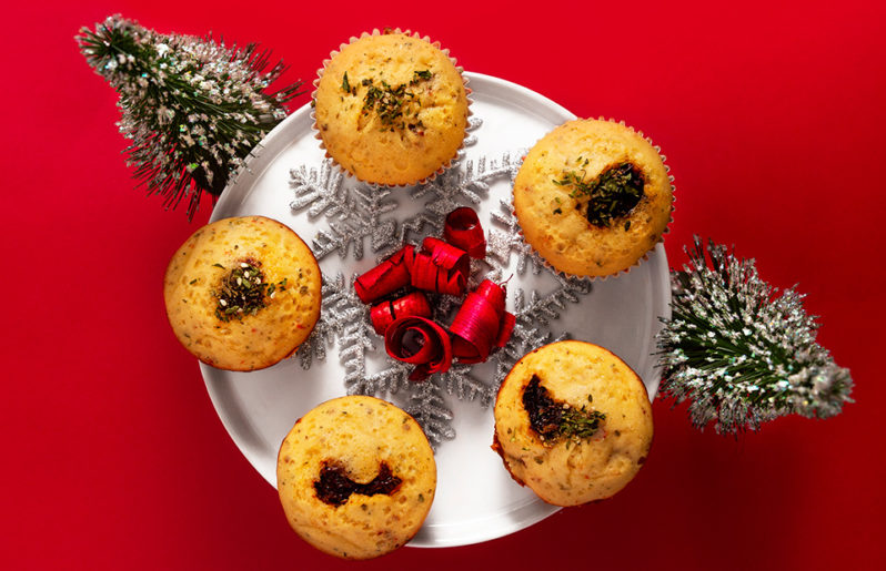 Botanas y ensaladas navideñas