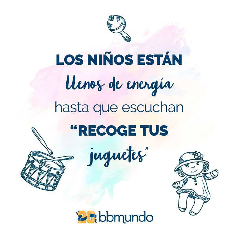 Los niños deben recoger sus juguetes