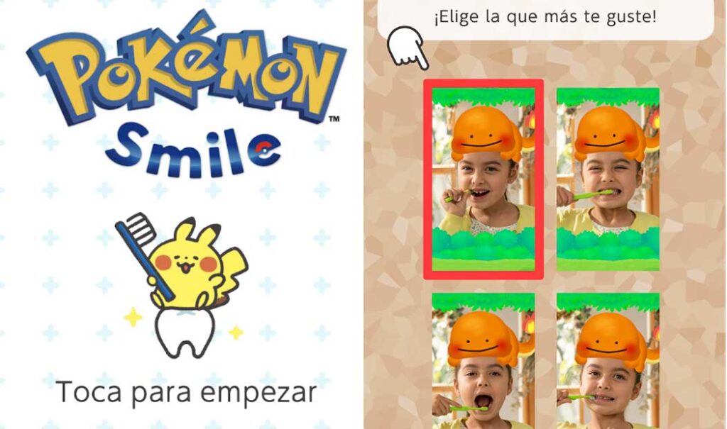 Pokémon Mile el juego para que los niños se laven los dientes