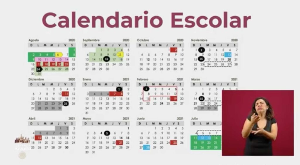 Así queda el Calendario Escolar del ciclo 2020-2021