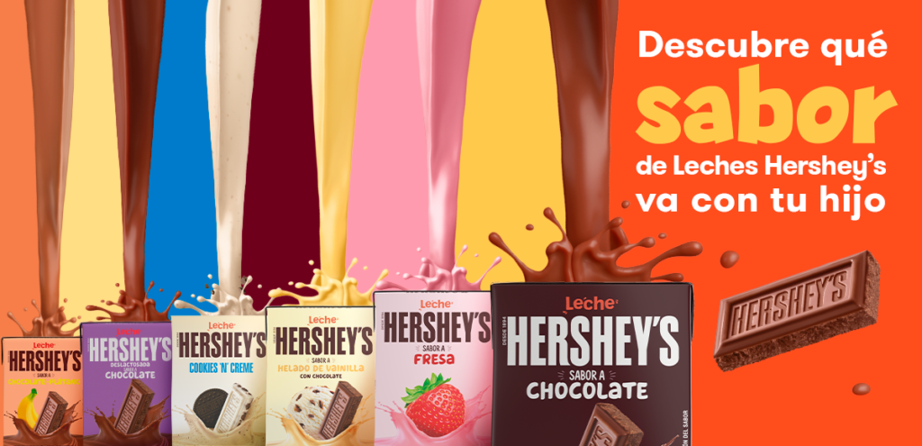 Test: Descubre qué sabor de leche Hershey’s va con tu hijo