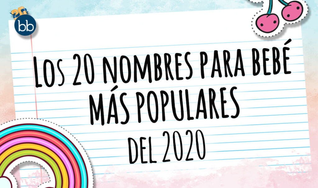 Los 20 nombres para bebé más populares del 2020