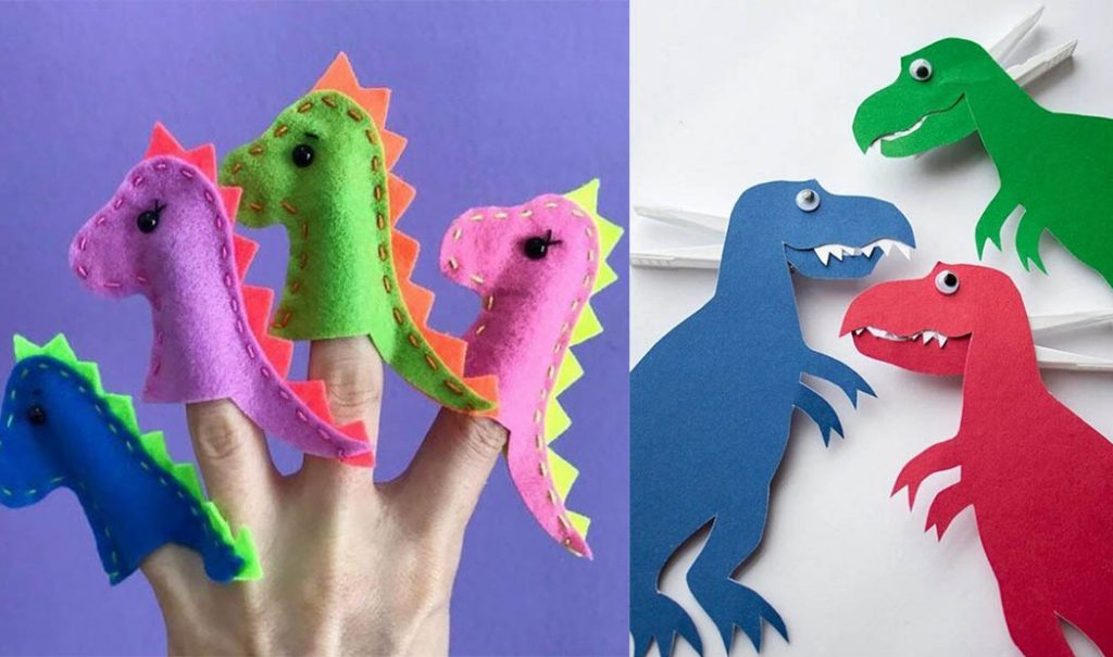 Manualidades de dinosaurios para niños de preescolar