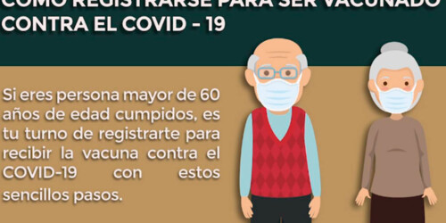 ¿Cómo registrar a un adulto mayor para recibir la vacuna contra el COVID-19?