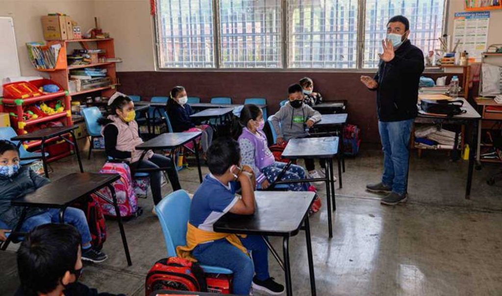 Casos de Covid-19 en niños desde el regreso a clases en México