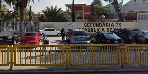 En Iztapalapa un alumno entró con una pistola a su secundaria y se disparó