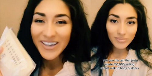 Mujer vende su leche materna en TikTok y gana 200 mil pesos