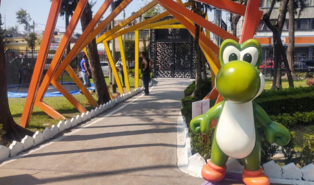 CDMX: Conoce el parque con figuras gigantes de Mario Bros