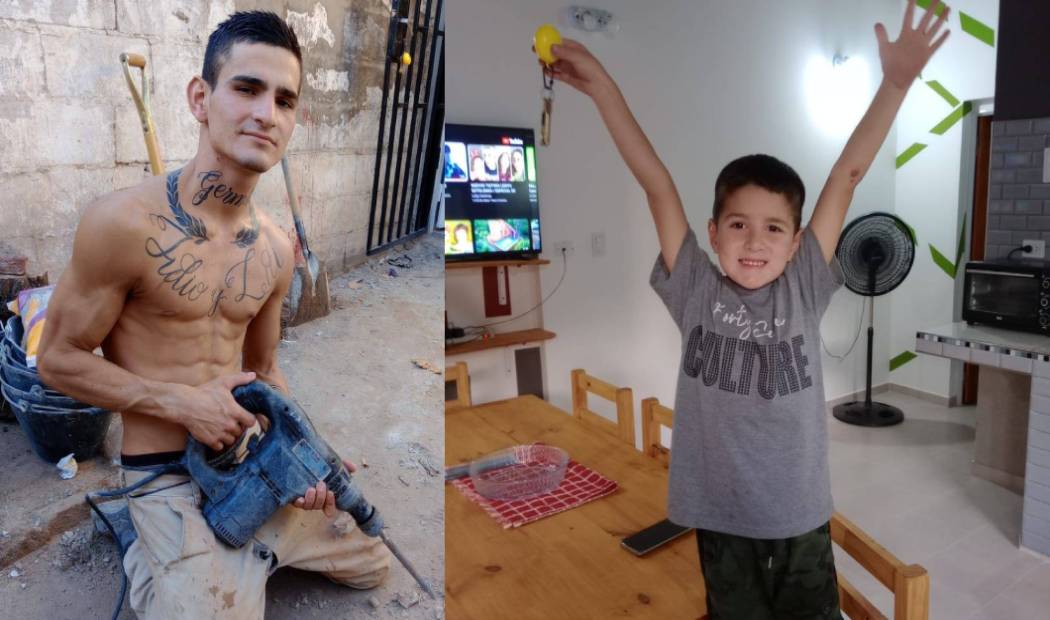 Jesus y marti se separaron hace años pero ahora el como albañil construye una casa para su ex y su hijo. 