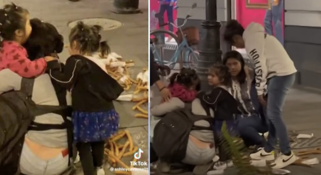 El caso de la mujer que vendía churros con sus hijas y fue agredida