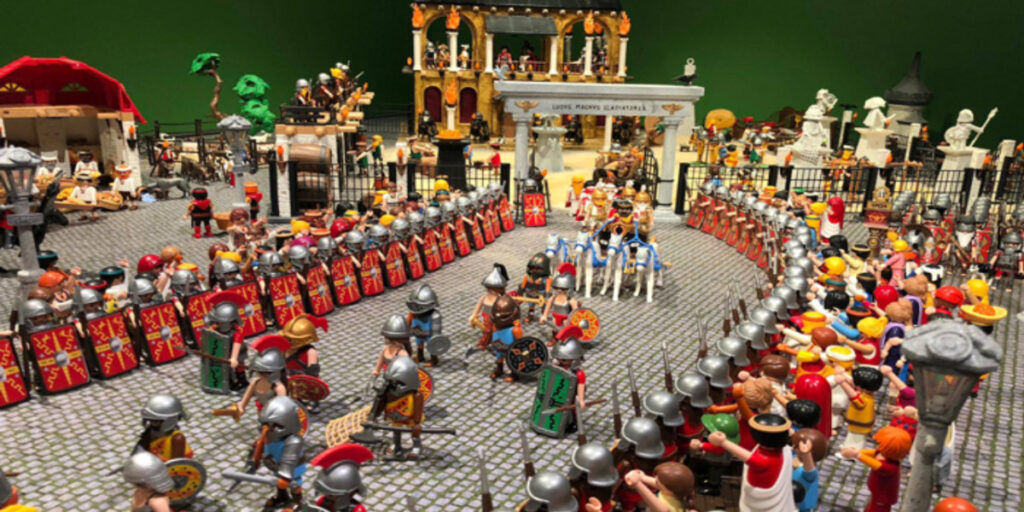 La exposición de Playmobil para ir con niños ¡gratis!