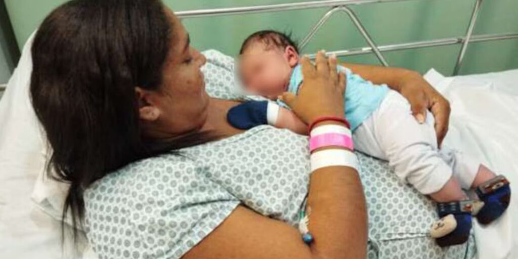 Nace bebé de más de 5 kilos en Brasil