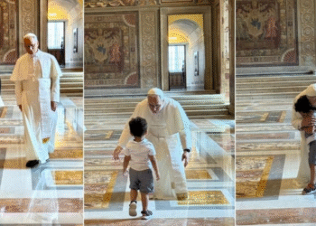 El papa León XIV conmueve al mundo abrazando a un niño